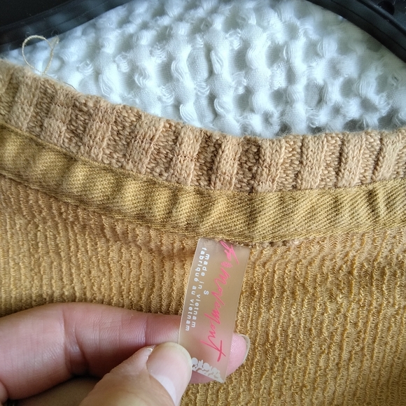 Free People Movement Back to Me Layer Top Size Small in Peach Active wear Top - Picture 5 of 10